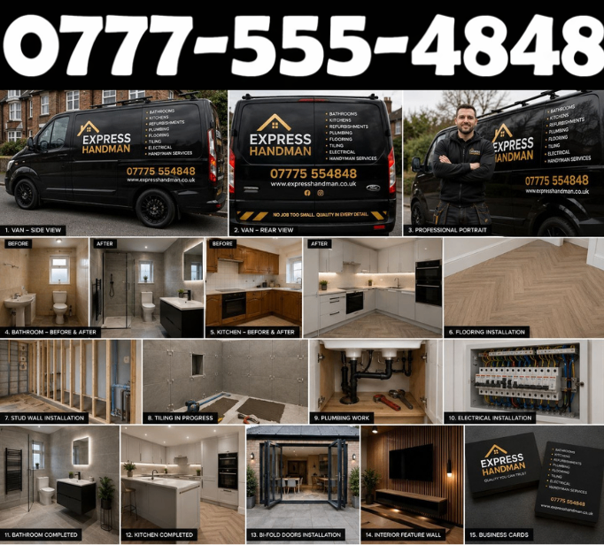 Professional Cheap Handyman Services in London – Cheapest Home Repairs, Installations