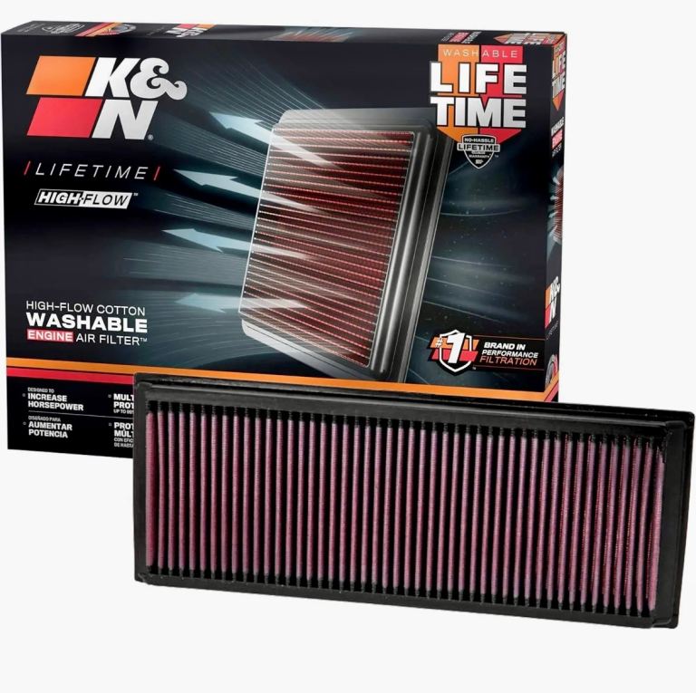 K&N 33-2181 Replacement Air Filter Performance Upgrade Fits Mercedes-Benz SL500 and AMG