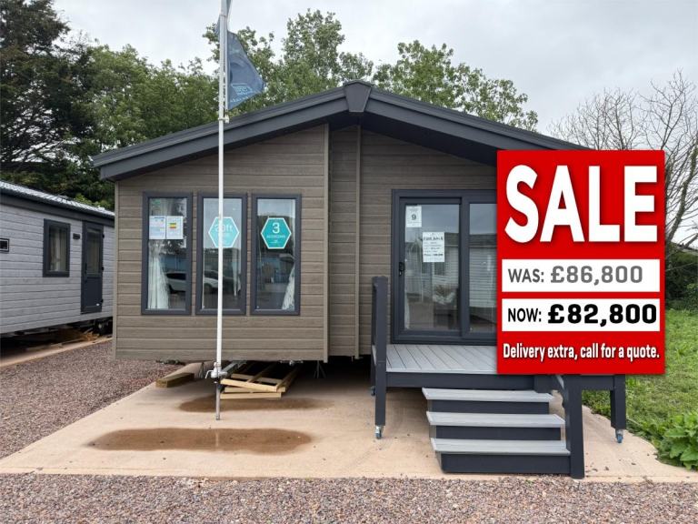 New 2026 40x20ft 3 Bed Resi Spec Twin Lodge - Bath, Ensuite, Utility - Offsite