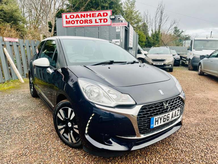 FINANCE AVAILABLE 2016 WHITE DS3 1.2 PETROL 3 DOORS 6 MONTHS WARRANTY