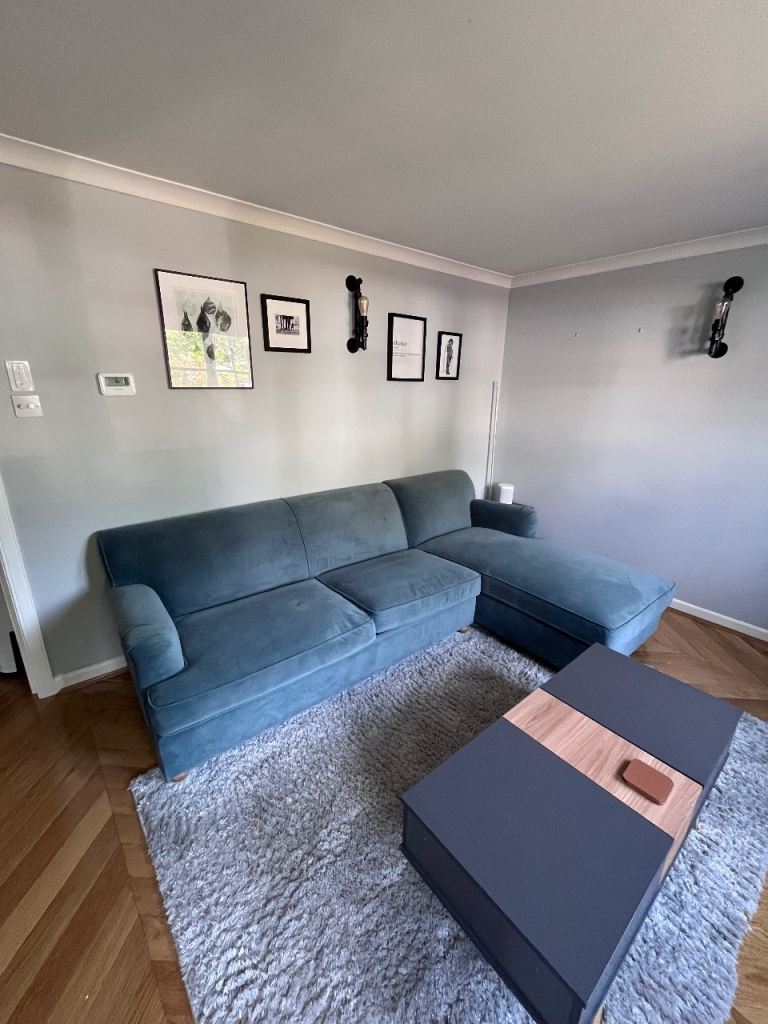Corner Pull Out Sofa Bed with Extra Storage