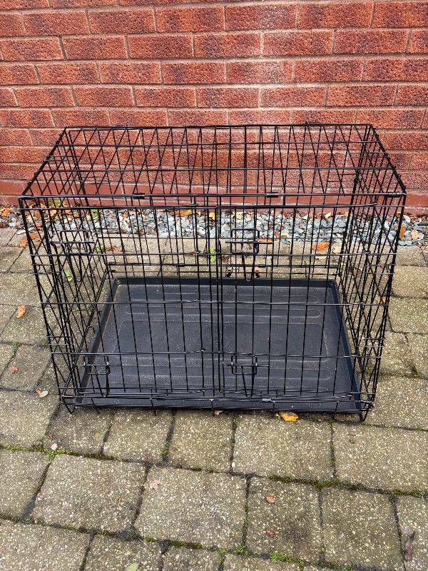 Slanted Dog Crate - Good for Car Boot