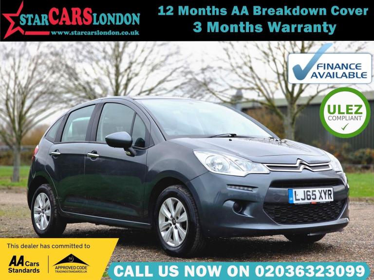  Citroen C3 1.2 PureTech VTR+ ETG6 Euro 6 (s/s) 5dr Petrol Automatic