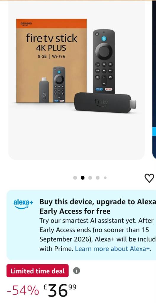 Amazon Fire TV Stick 4K Plus - New, Unused