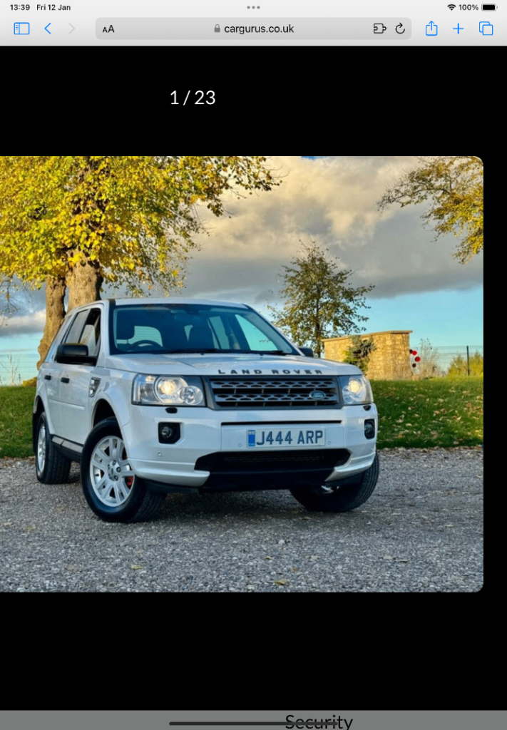 Land Rover, FREELANDER, Estate, 2012, Manual, 2179 (cc), 5 doors