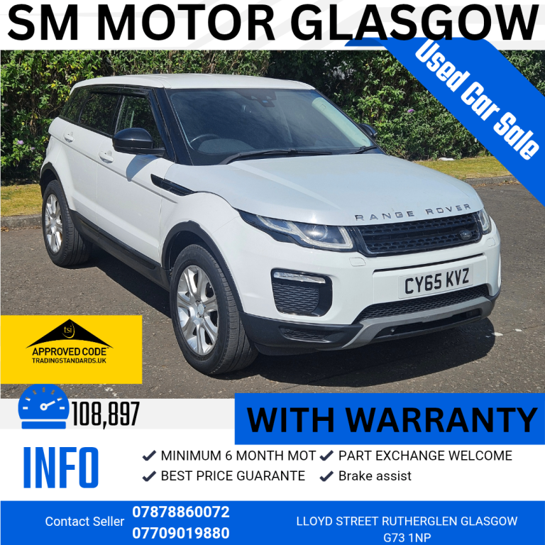 Land Rover, RANGE ROVER EVOQUE, Estate, 2015, Manual, 1999 (cc), 5 doors