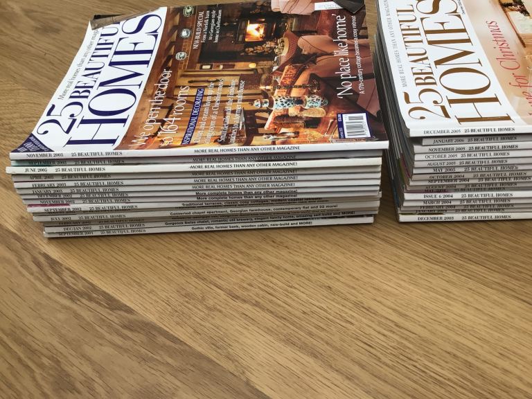 30 25 Beautiful Homes' magazines, Dated from 2001/2006. in good condition for their age, 