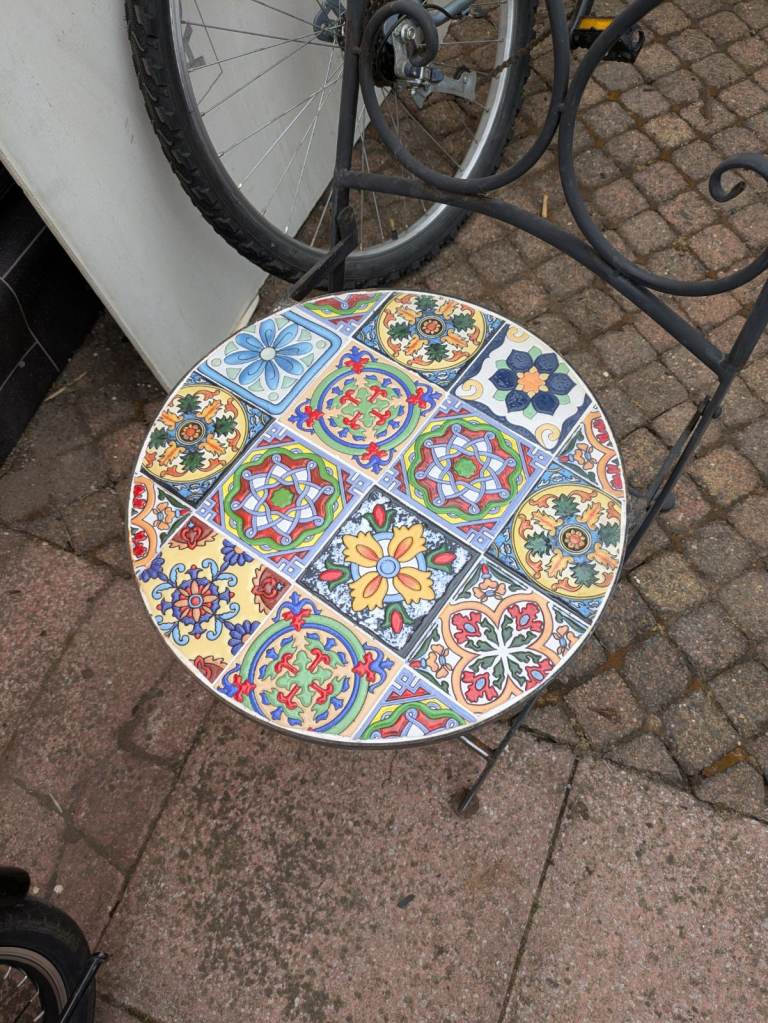 Braga Mosaic Bistro Set