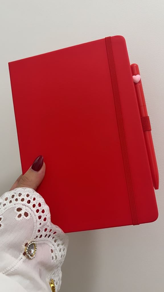 Red Notebook and Pen Set – Brand new bundle 