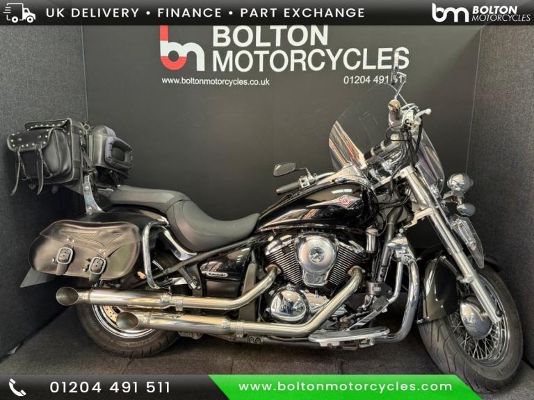Kawasaki VN900 Vulcan Motorcycle Black