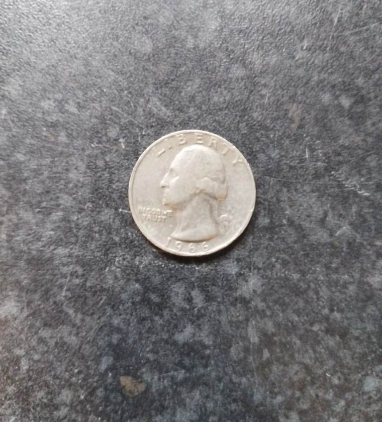 1966 quarter dollar coin