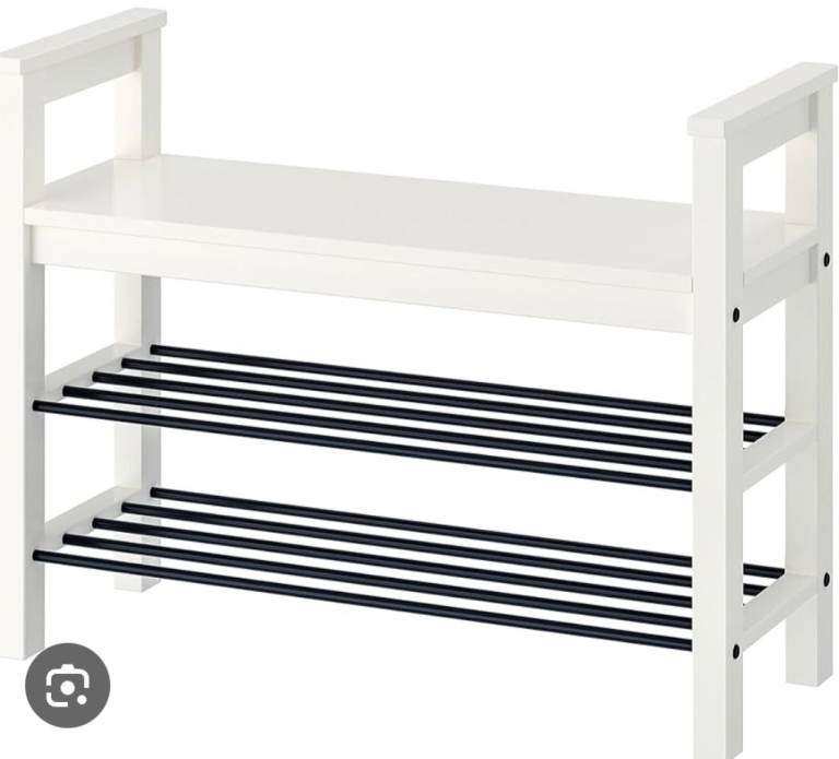 Ikea Hemnes White Shoe Bench