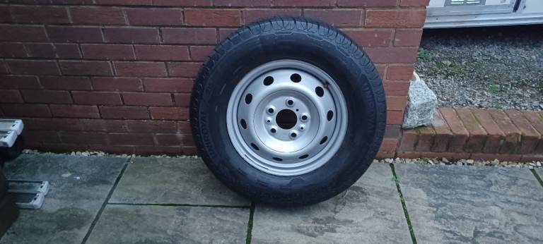 WHEEL AND TYRE 215X75X16 NEW 16" 130 PCD DUCATO BOXER RELAY MOTORHOME CAMPER VAN 