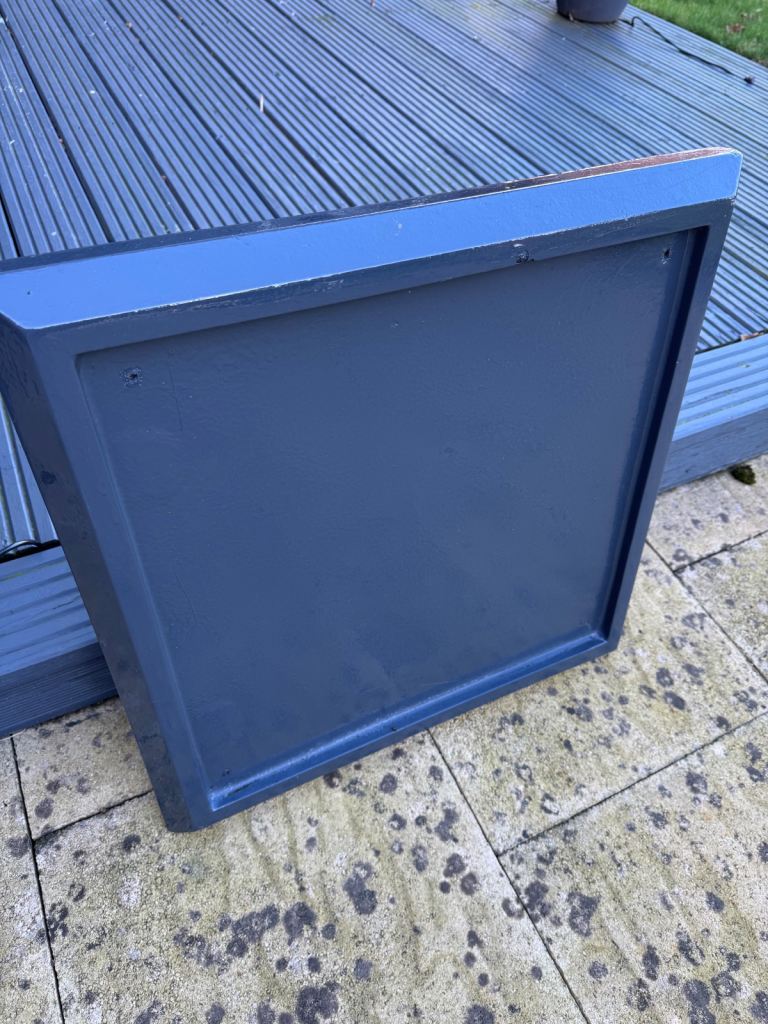 Scaffold Advertising Board, blank, ready for sign writing 
