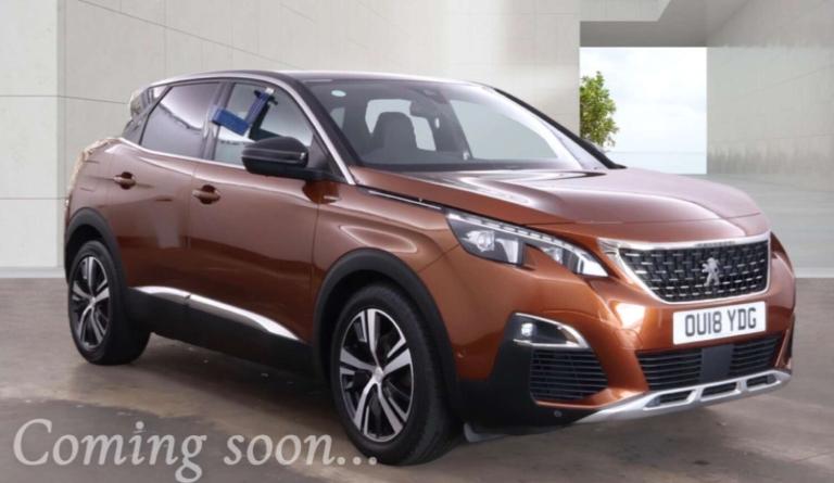 2018 Peugeot 3008 1.5 3008 GT Line Blue HDi S/S 5dr SUV Diesel Manual