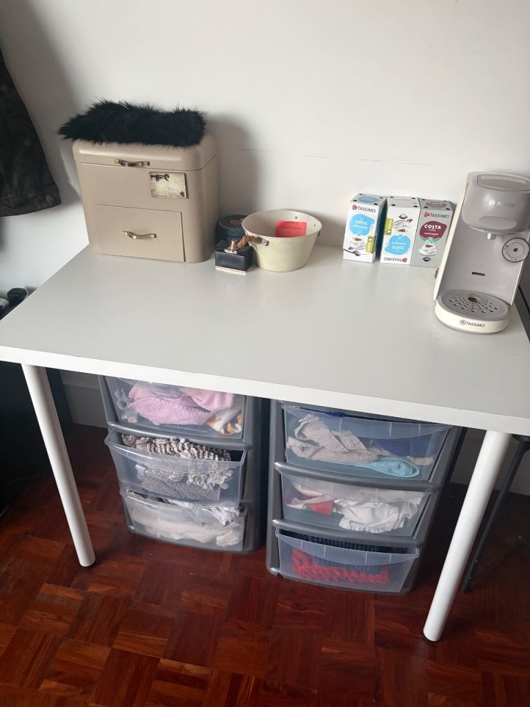 white ikea coffee table