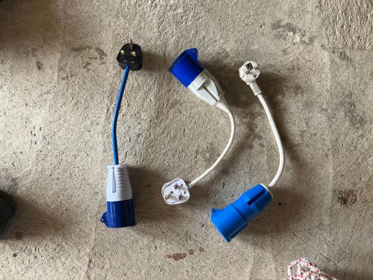 electic adaptors  for UK mains and continental