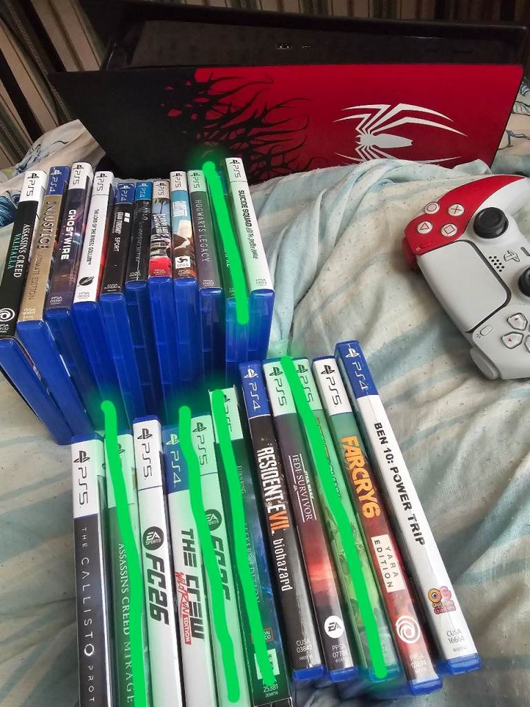Ps5 disk version and 17 games 450