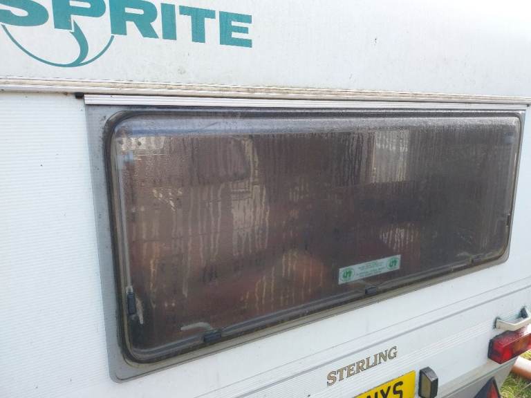 Sprite sterling caravan rear window 