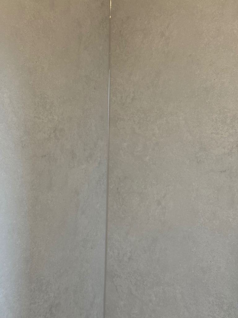 White Concrete bathroom wall panels 