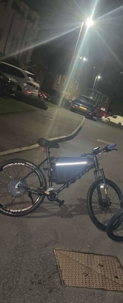 Ebike conversion kit 72volt 3000 wats 30 amp ukc1 display surron throttle and pro taper grips 