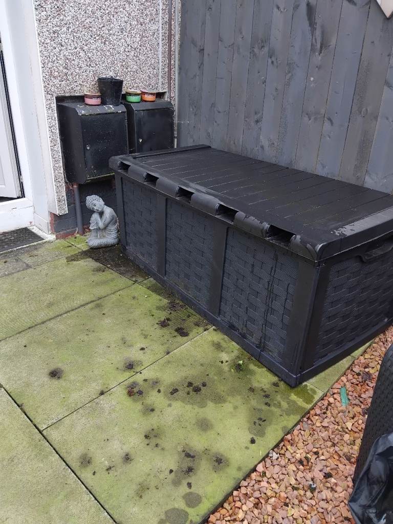 Extra large outdoor storage box