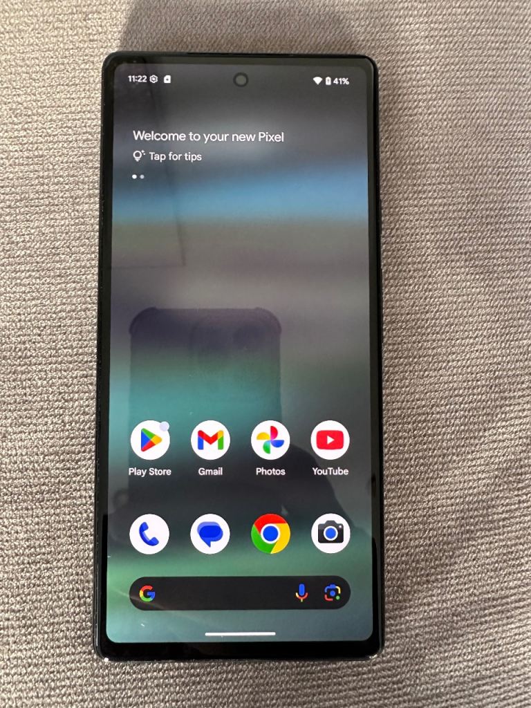 Google Pixel 6a - Sage Green, As New 128gb Android 