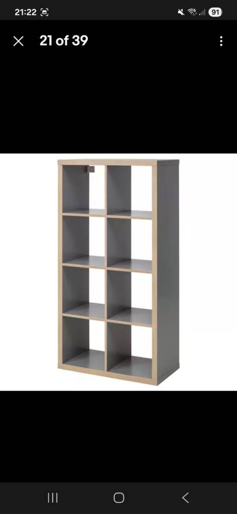 IKEA KALLAX Shelving Unit Cube Display Storage 77x147cm Mountable HOME & Office