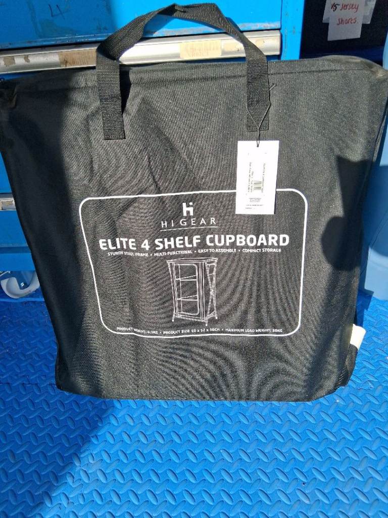 Hi gear elite 4 shelf cupboard camping 