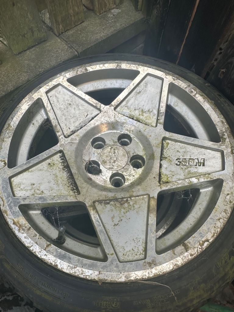 3SDM MONOBLOCK ALLOY WHEELS AND TYRES x3
