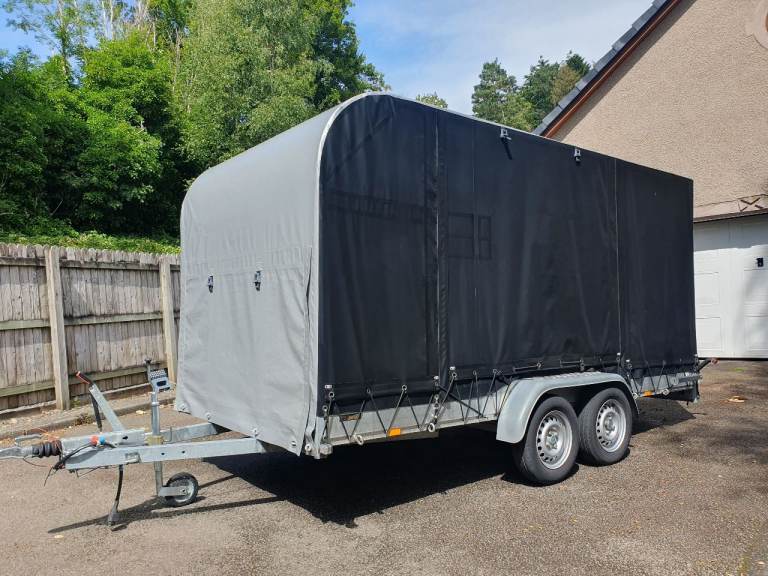 Car Transporter Twin Axle Covered Trailer, Motorhome, Race Car, Light-weight, Alloy