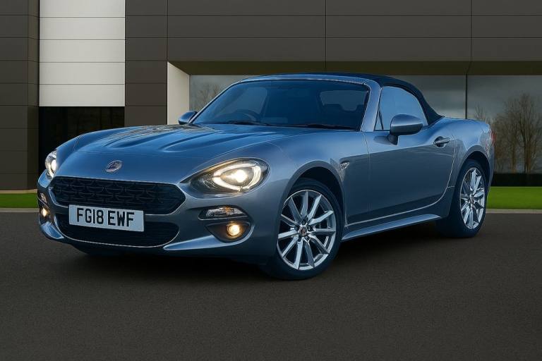 2018 18 FIAT 124 1.4 MULTIAIR LUSSO CONVERTIBLE 2DR PETROL EURO 6 (140 PS) REAR 