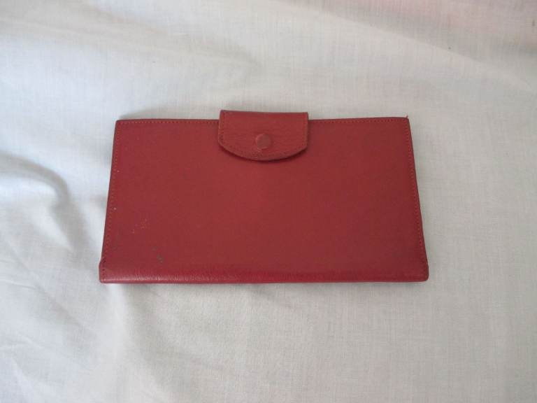 VINTAGE EXEMPLAR REDDISH BROWN  LEATHER WALLET