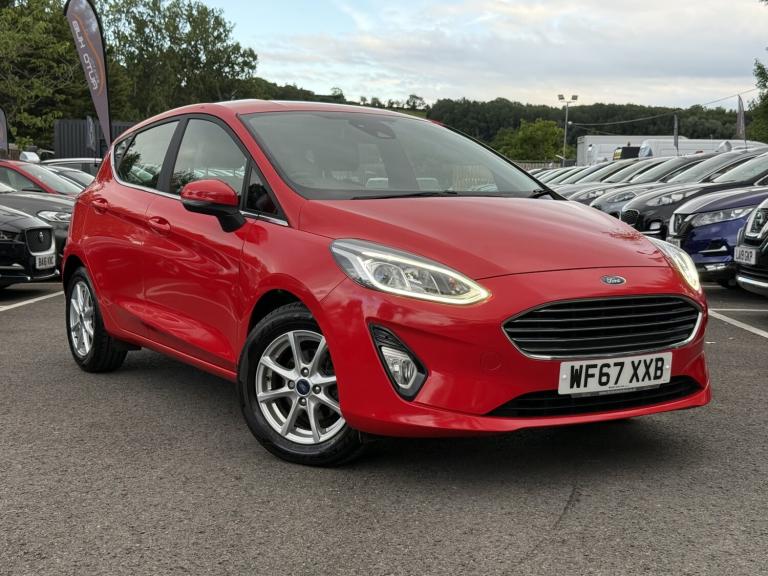 2017 FORD FIESTA 1.0 T EcoBoost Zetec ULEZ Petrol Automatic 5 Door Red