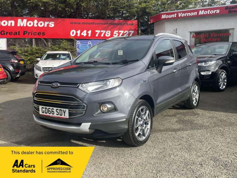  Ford Ecosport 1.0T EcoBoost Titanium 2WD Euro 6 (s/s) 5dr Petrol Manual