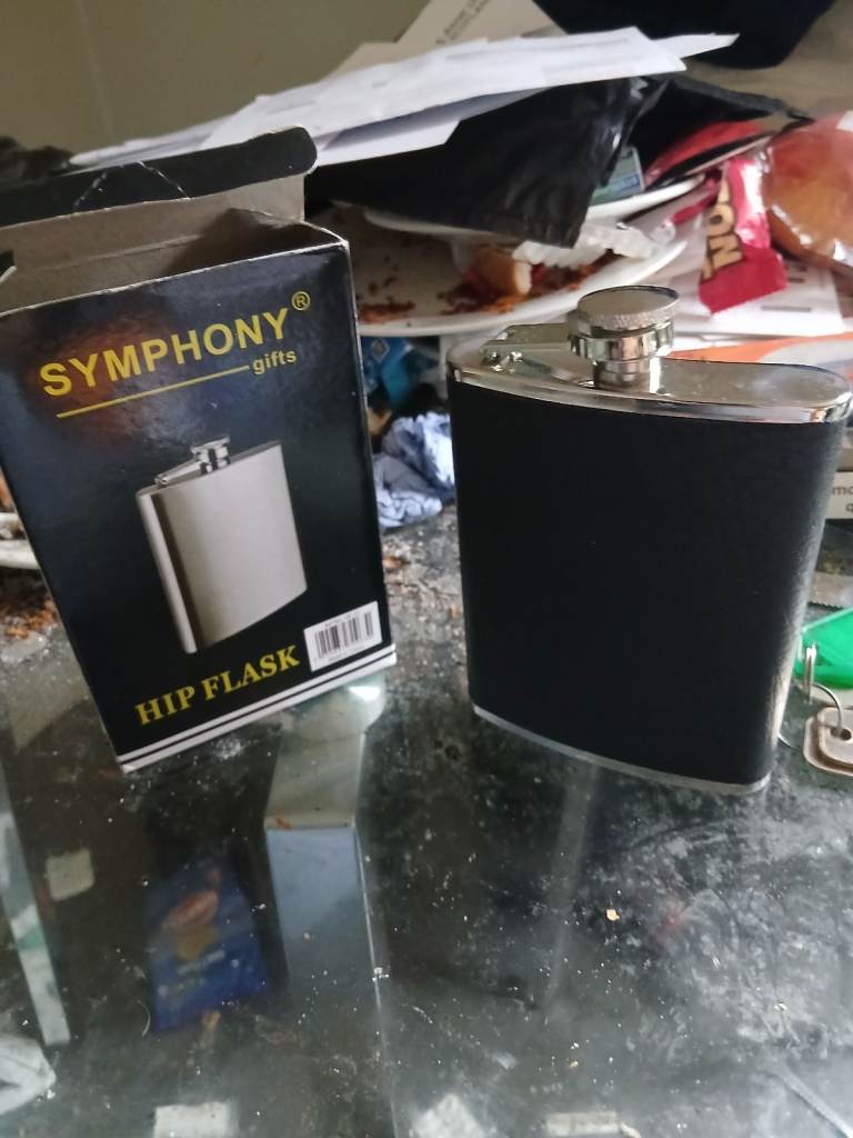 Symphony hip flask.