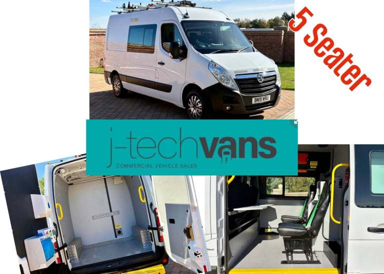 2019 Vauxhall Movano 2.3 CDTI L2 H2 Mwb Van *** Camper Van / Welfare Unit *** PANEL VAN Diesel Ma...