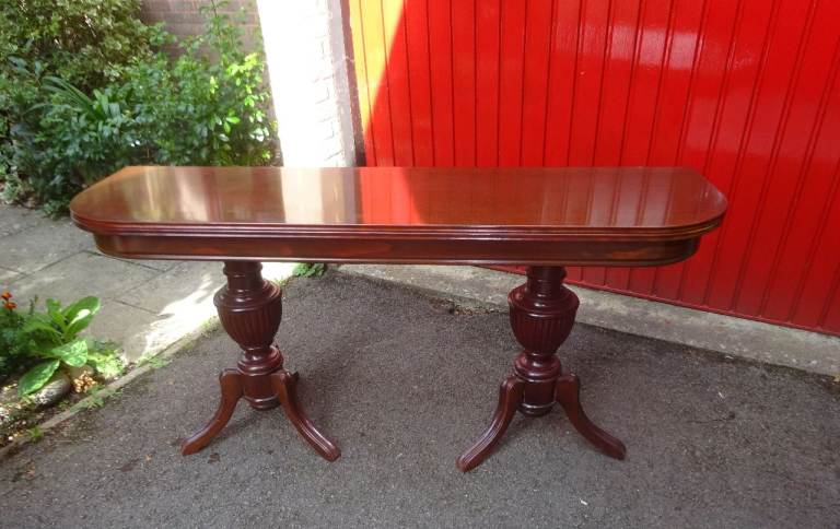 Vintage Reproduction Antique Fold Over Table