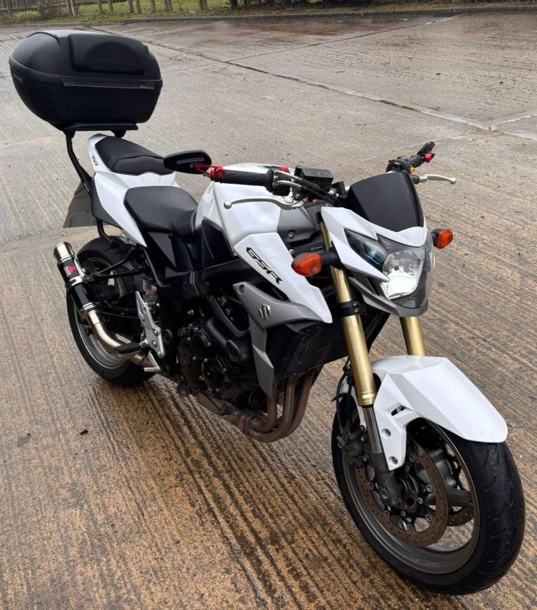 2014 64 SUZUKI GSR750 AL4 NAKED GSR 750 CLEAN 18k MILES TOP BOX WHITE