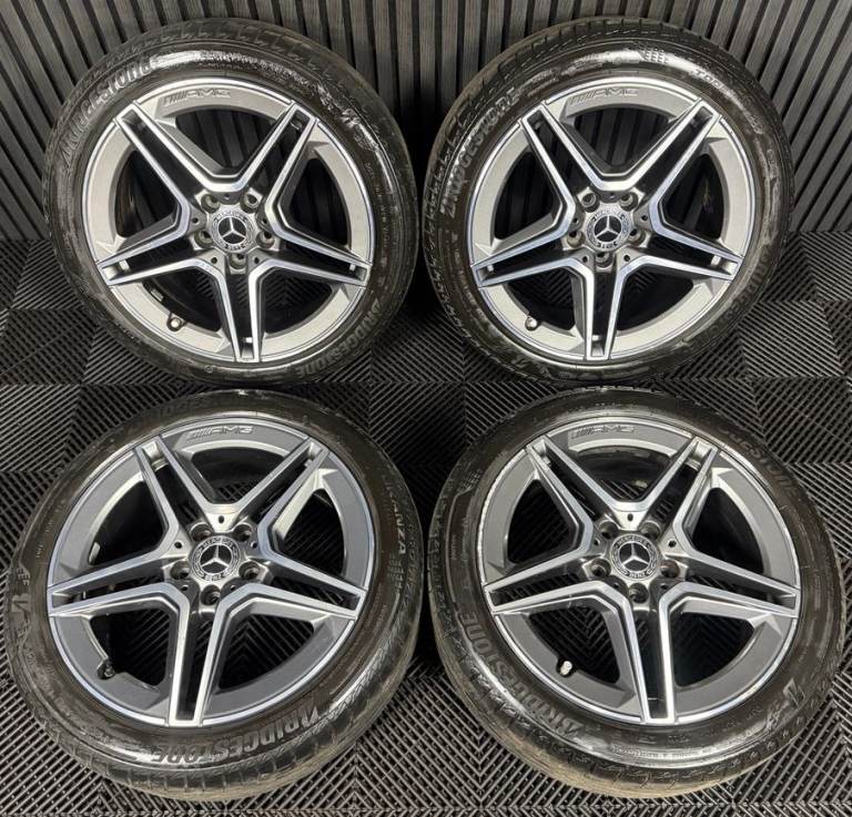 18'' GENUINE MERCEDES AMG A CLASS CLA B ALLOY WHEELS TYRES ALLOYS W177
