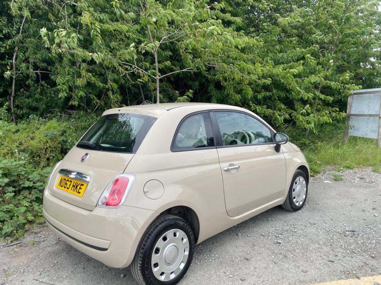 FIAT 500 1.3 M/JET POP 63 REG BROWN MOT APRIL 22ND 3027 TAX £20 SERVICE HISTORY 50+MPG