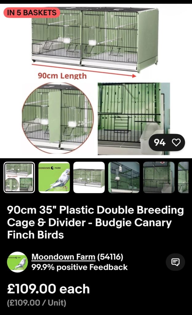 Parrot cages 