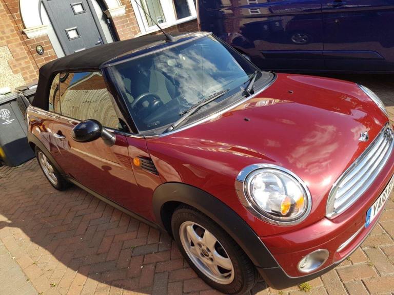 Mini Cooper (2010) Red Convertible 