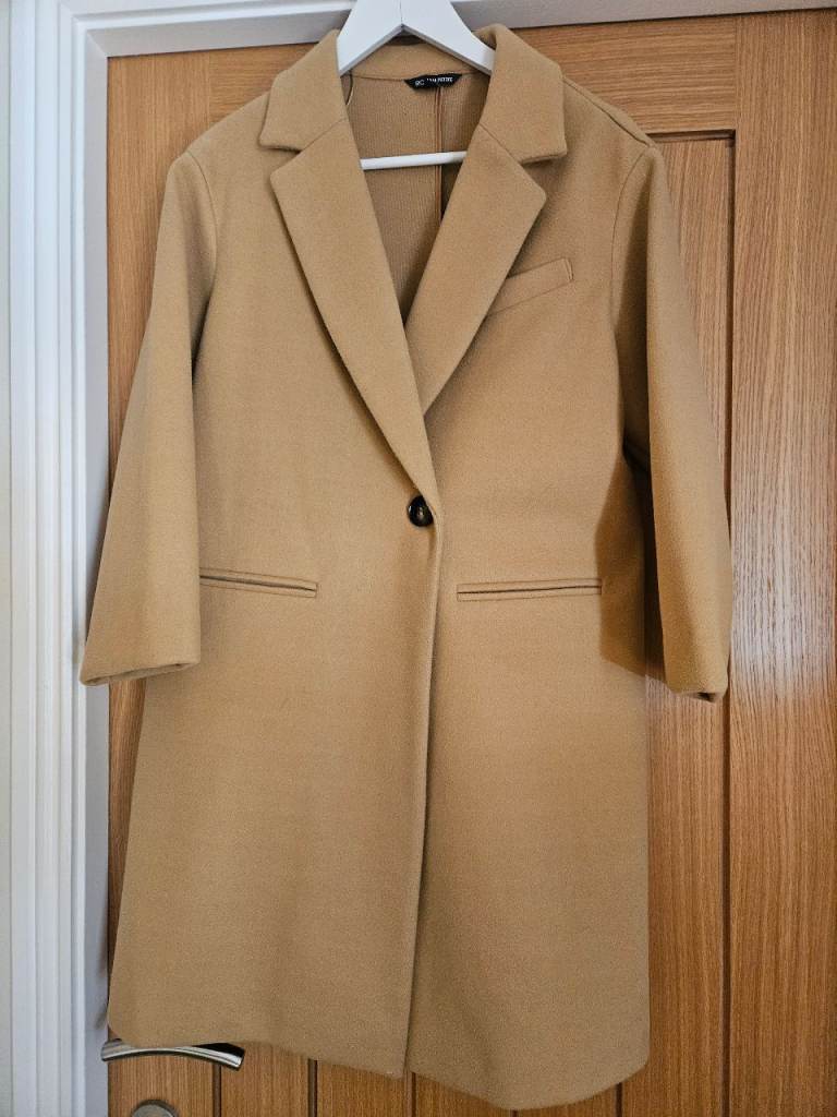Roman petite Camel Coat size 14. – As Good As New, Size M