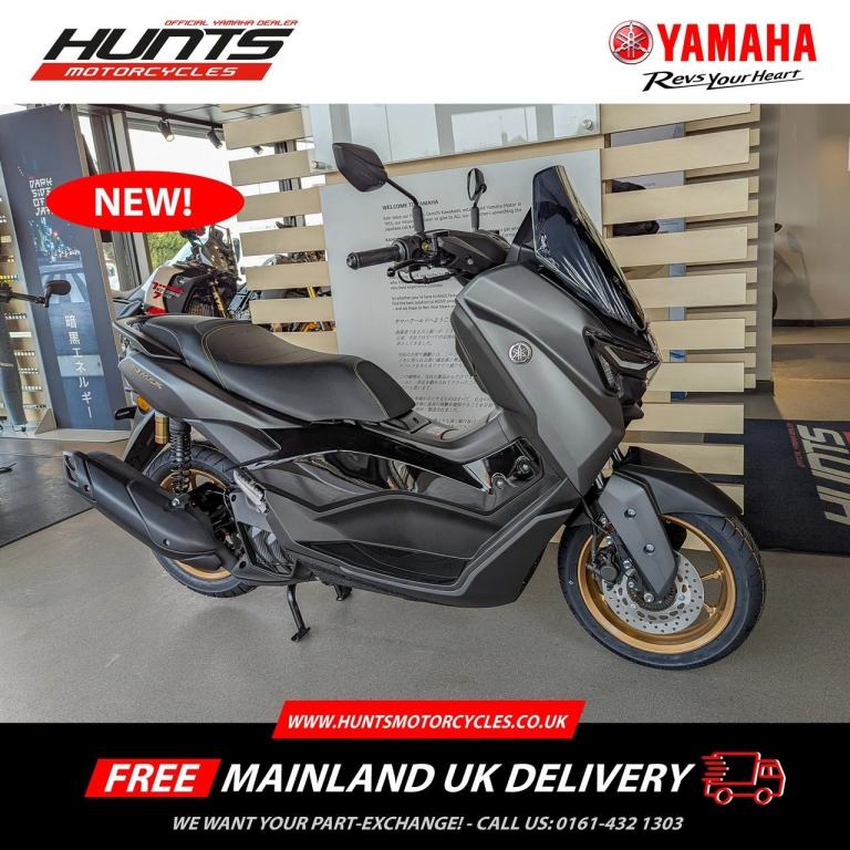 NEW 2026 Yamaha NMAX 155 Tech MAX Scooter. £4,150 On The Road (No Added Fees!)