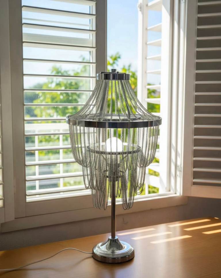 Angel Table Lamp by Michael Keegan - Like New
