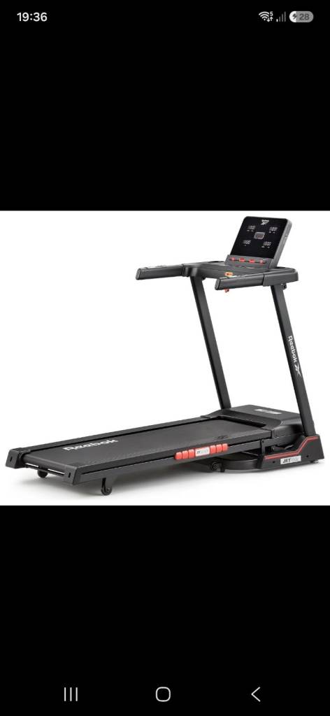 Reebok Jet 100z Folding Treadmill with Connected Fitness – Like New
