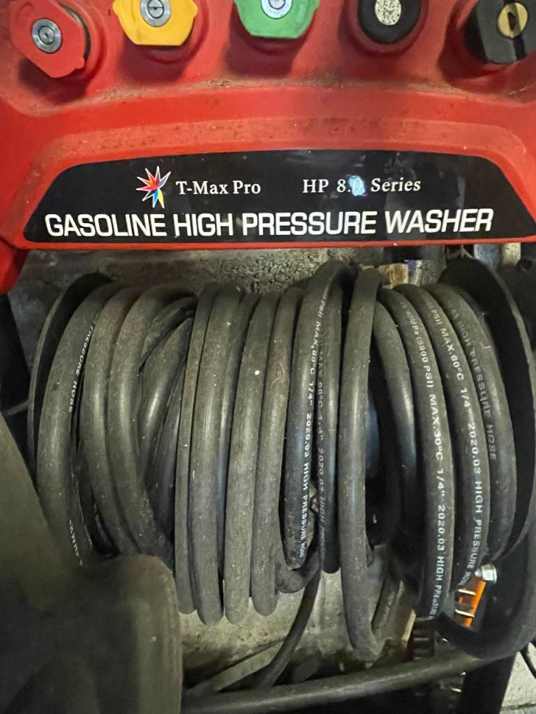 T-Max Pro HP 8.0 Series Petrol Pressure Washer – Heavy Duty