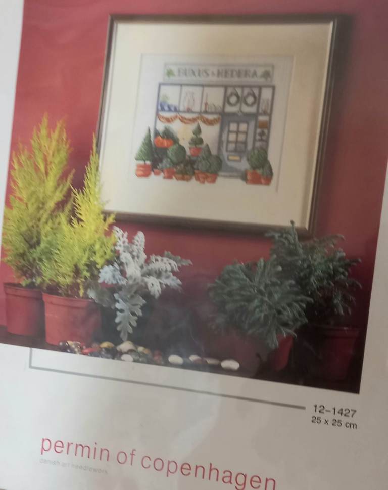 Cross Stitch Pattern Buxus Hedera New Permin Of Copenhagen