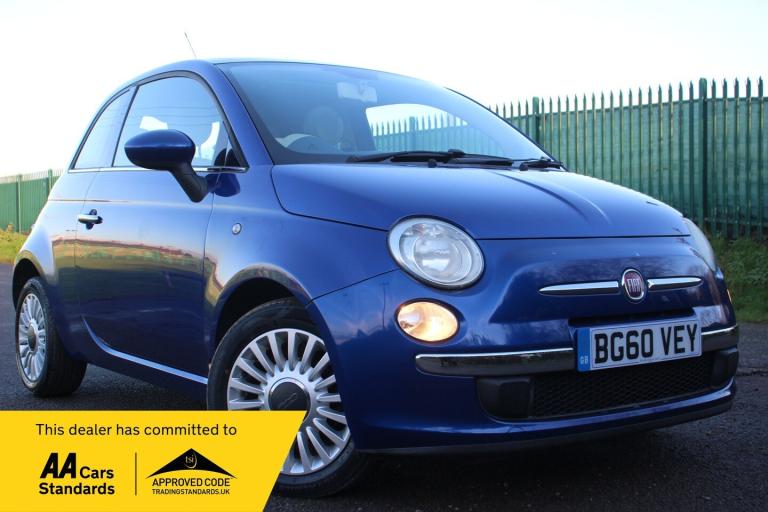 2010 Fiat 500 1.2 Lounge 3dr [Start Stop] HATCHBACK Petrol Manual